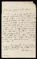 Carta de Samuel Bermet para S.A.R. D. João, Príncipe-regente