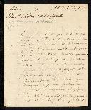 Carta de D. Domingos António de Sousa Couttinho para a Condessa de Oeynhausen
