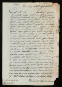 Cópia do aviso de 31 de agosto de 1784