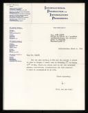 Copy of letter of Willem van der Poel to Ing. Jiri Kryze about the meeting of TC2