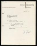 Letter of B. Randell, from IBM, to Willem van der Poel with his new address