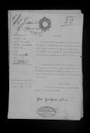 Processo do passaporte de Jose Joaquim Sabrosa