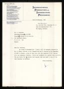 Copy of letter of Willem van der Poel to J. Carter on about expenses of several members