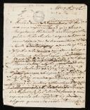 Carta de António de Araújo de <span class="hilite">Azevedo</span> para o Conde de Linhares