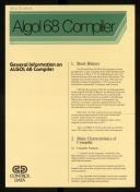 Poster of Algol 68 Compiler