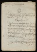 Requerimento de Francisco de Melo para obtenção da mercê de 20$ de tença concedido por D. João III a Gonçalo Rodrigues de Araújo, seu pai