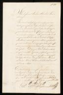Anexo da carta de Sebastião José de Arriaga Brum da Silveira, datada de 1811.09.24