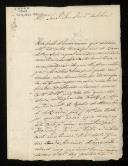 Cópia de carta enviada por D. Clara Vitória de Araújo de <span class="hilite">Azevedo</span> ao padre José Francisco da Silva