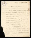 Carta do Conde Fedor Pahlen