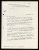 Copy of letter of C. A. R. Hoare to WG 2.1 members about a copy of the preliminary notes for a course of lectures to be delivered to the NATO Summer School