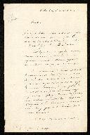Carta de Charles Maurice Talleyrand para António de Araújo de Azevedo