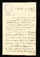 Carta de Lord Robert Fritzgerald
