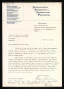 Letter of A. Mazurkiewicz to Willem van der Poel about the meeting of Warsaw